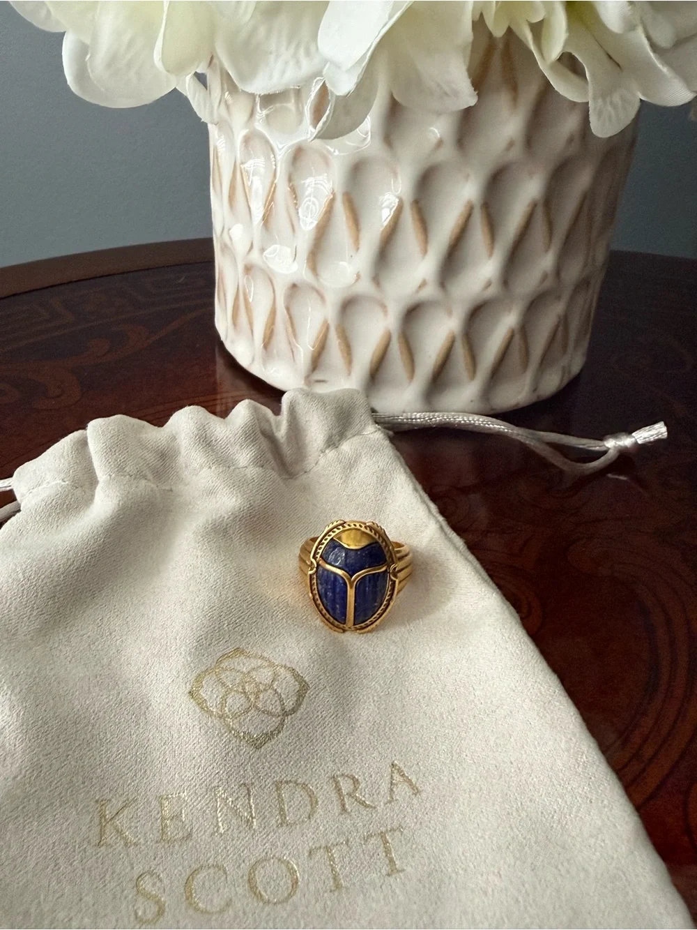KENDRA SCOTT SCARAB RING - Picture 1 of 4